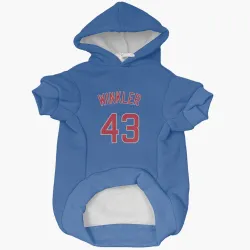 Chicago Cubs Dan Winkler Royal Pet Hoodie for Dog & Cat