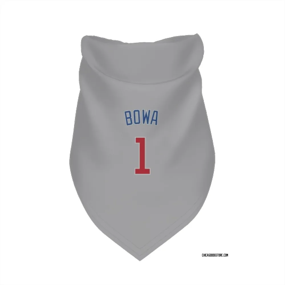 Chicago Cubs Larry Bowa Gray Pet Bandana for Dog & Cat