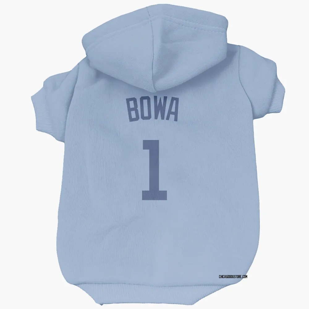 Chicago Cubs Larry Bowa Light Blue Pet Hoodie for Dog & Cat