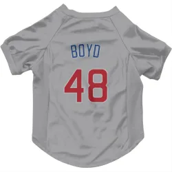 Chicago Cubs Matthew Boyd Gray Pet Jersey for Dog & Cat