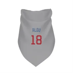 Chicago Cubs Moises Alou Gray Pet Bandana for Dog & Cat