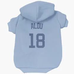 Chicago Cubs Moises Alou Light Blue Pet Hoodie for Dog & Cat