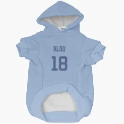 Chicago Cubs Moises Alou Light Blue Pet Hoodie for Dog & Cat