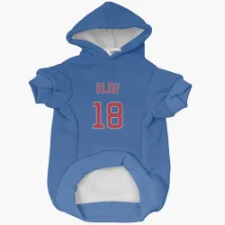 Chicago Cubs Moises Alou Royal Pet Hoodie for Dog & Cat