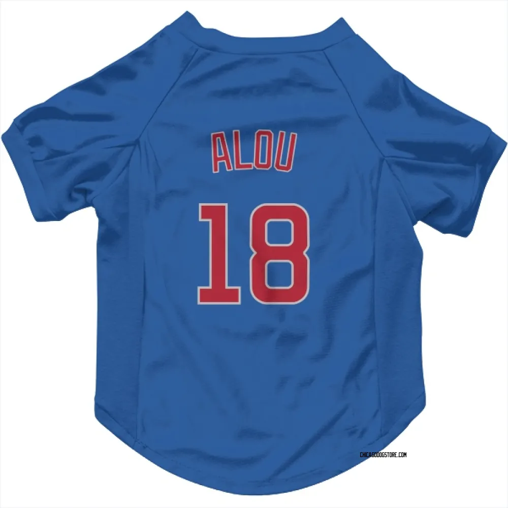 Chicago Cubs Moises Alou Royal Pet Jersey for Dog & Cat