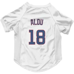 Chicago Cubs Moises Alou White Pet Jersey for Dog & Cat