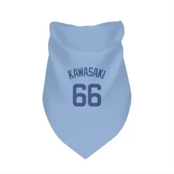 Chicago Cubs Munenori Kawasaki Light Blue Pet Bandana for Dog & Cat