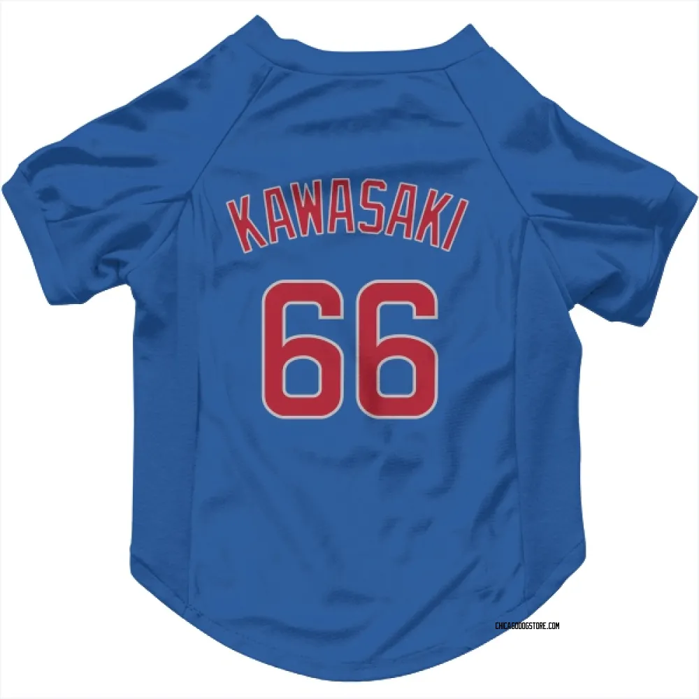 Chicago Cubs Munenori Kawasaki Royal Pet Jersey for Dog & Cat