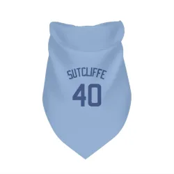 Chicago Cubs Rick Sutcliffe Light Blue Pet Bandana for Dog & Cat