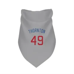 Chicago Cubs Trent Thornton Gray Pet Bandana for Dog & Cat