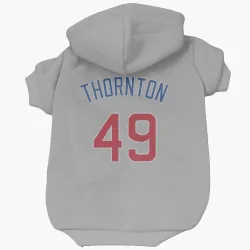 Chicago Cubs Trent Thornton Gray Pet Hoodie for Dog & Cat
