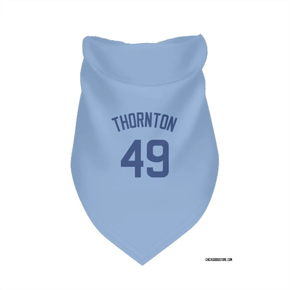Chicago Cubs Trent Thornton Light Blue Pet Bandana for Dog & Cat