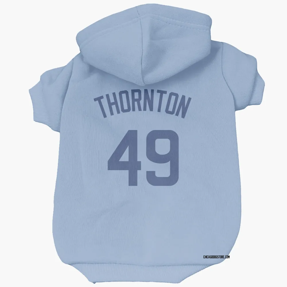 Chicago Cubs Trent Thornton Light Blue Pet Hoodie for Dog & Cat
