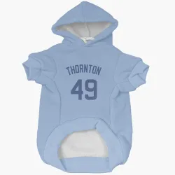 Chicago Cubs Trent Thornton Light Blue Pet Hoodie for Dog & Cat