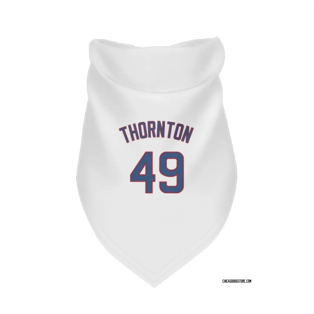 Chicago Cubs Trent Thornton White Pet Bandana for Dog & Cat