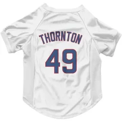 Chicago Cubs Trent Thornton White Pet Jersey for Dog & Cat