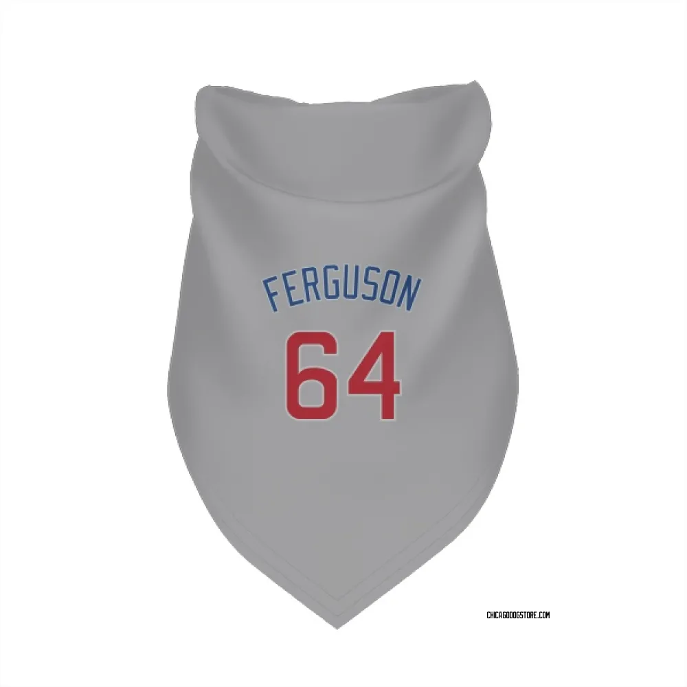 Chicago Cubs Tyler Ferguson Gray Pet Bandana for Dog & Cat