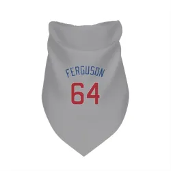 Chicago Cubs Tyler Ferguson Gray Pet Bandana for Dog & Cat