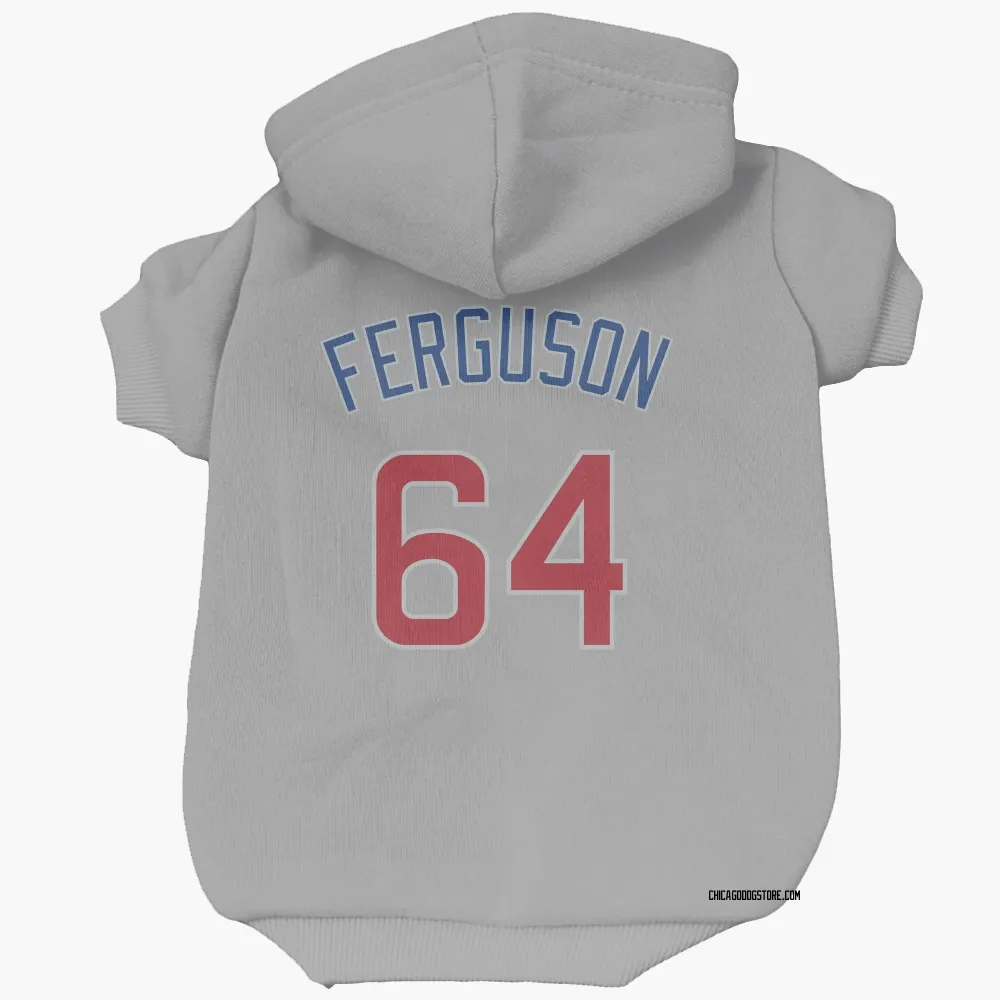 Chicago Cubs Tyler Ferguson Gray Pet Hoodie for Dog & Cat
