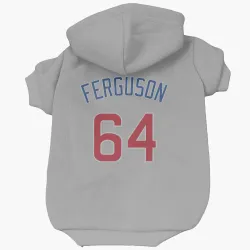 Chicago Cubs Tyler Ferguson Gray Pet Hoodie for Dog & Cat