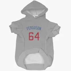 Chicago Cubs Tyler Ferguson Gray Pet Hoodie for Dog & Cat