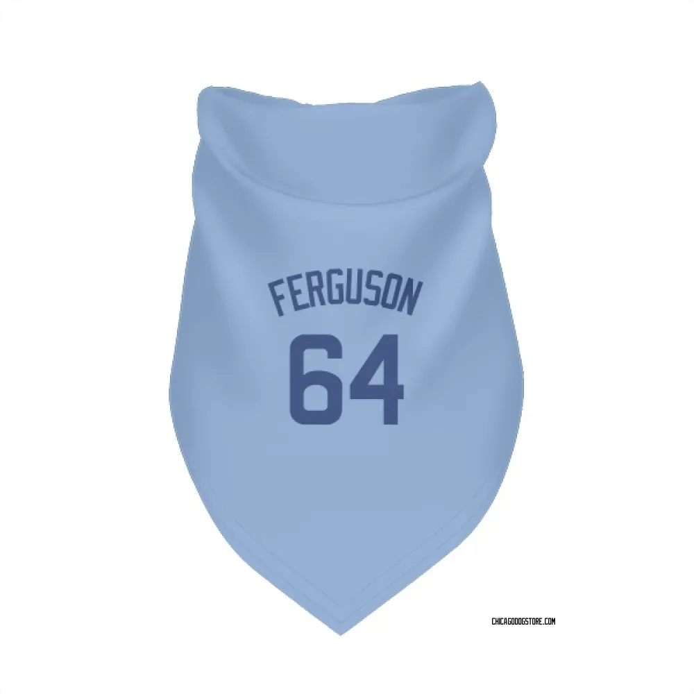 Chicago Cubs Tyler Ferguson Light Blue Pet Bandana for Dog & Cat