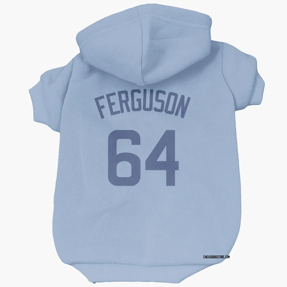 Chicago Cubs Tyler Ferguson Light Blue Pet Hoodie for Dog & Cat