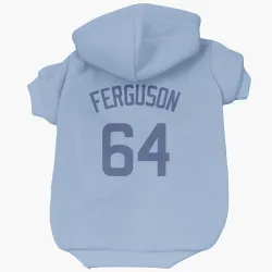 Chicago Cubs Tyler Ferguson Light Blue Pet Hoodie for Dog & Cat
