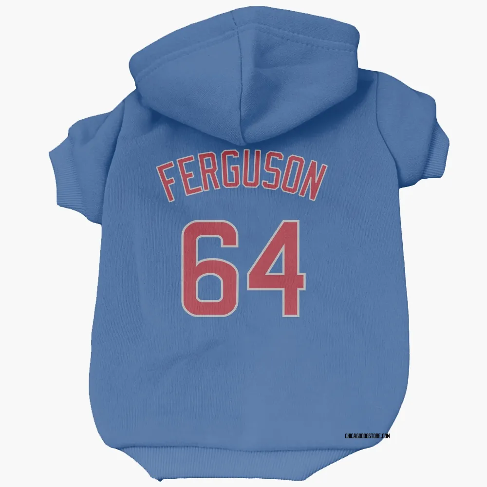 Chicago Cubs Tyler Ferguson Royal Pet Hoodie for Dog & Cat