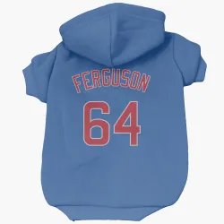 Chicago Cubs Tyler Ferguson Royal Pet Hoodie for Dog & Cat