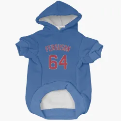 Chicago Cubs Tyler Ferguson Royal Pet Hoodie for Dog & Cat