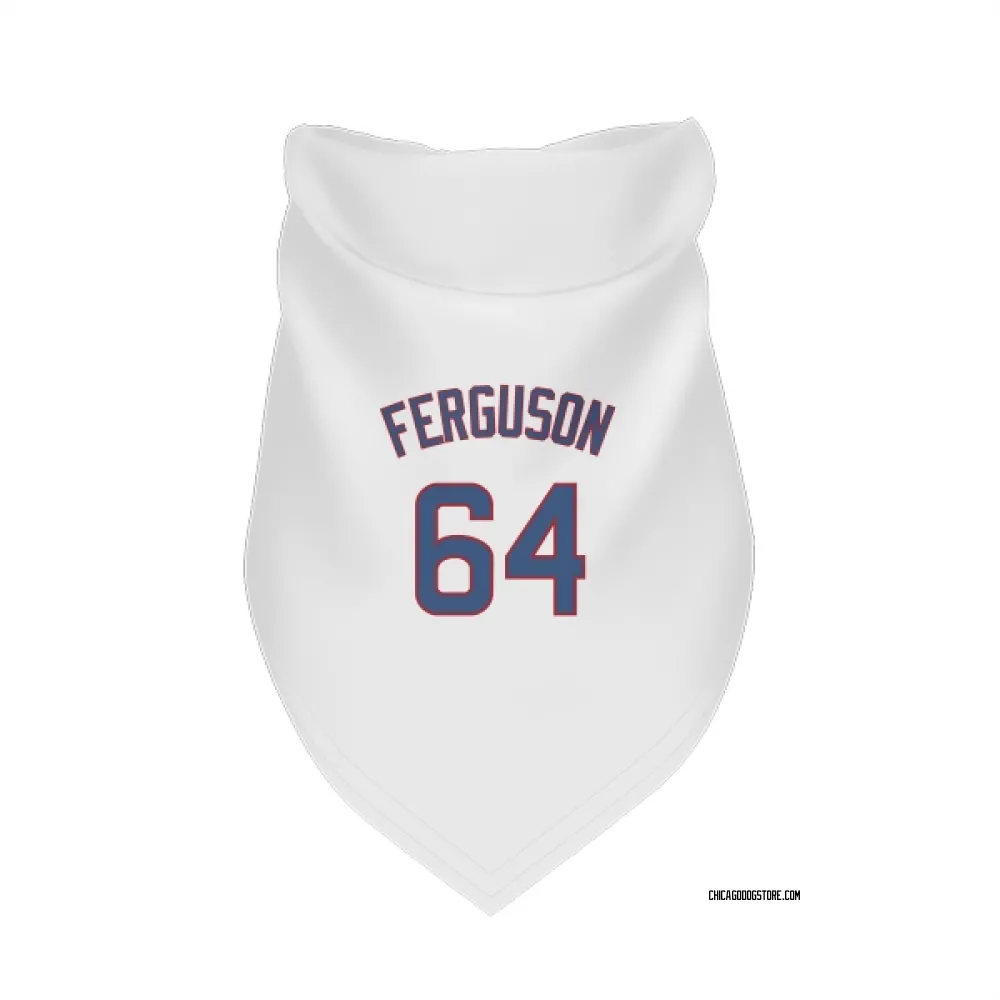 Chicago Cubs Tyler Ferguson White Pet Bandana for Dog & Cat