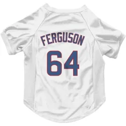 Chicago Cubs Tyler Ferguson White Pet Jersey for Dog & Cat